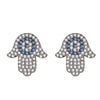 Boucles d&#39;Oreilles Main de Fatma Diamant