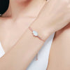 Bracelet Main de Fatma Or Rose Opale femme