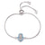 Bracelet Main de Fatma Turquoise Argenté